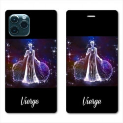 RV Housse cuir portefeuille pour Samsung Galaxy S20 signe zodiaque 2 Vierge