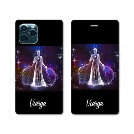 RV Housse cuir portefeuille pour Samsung Galaxy S20 signe zodiaque 2 Vierge