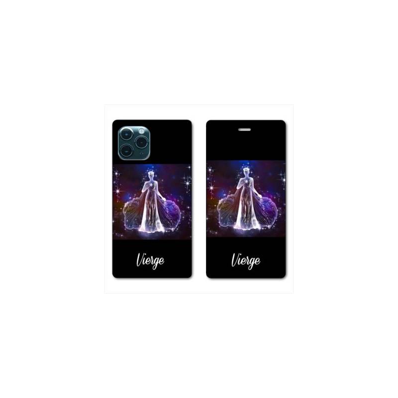 RV Housse cuir portefeuille pour Samsung Galaxy S20 signe zodiaque 2 Vierge