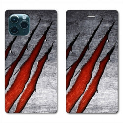 RV Housse cuir portefeuille pour Samsung Galaxy S20 Texture beton