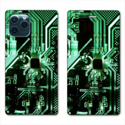 RV Housse cuir portefeuille pour Samsung Galaxy S20 Trompe œil composant