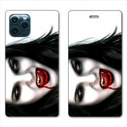 RV Housse cuir portefeuille pour Samsung Galaxy S20 Vampire blanc
