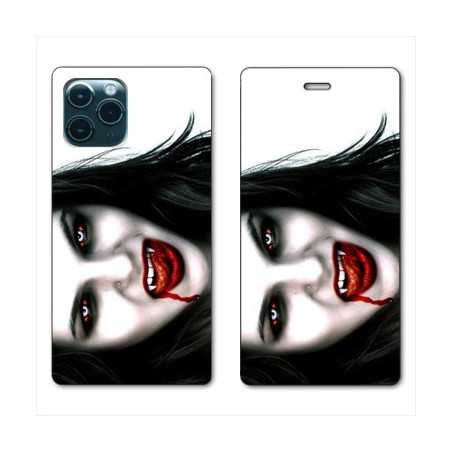 RV Housse cuir portefeuille pour Samsung Galaxy S20 Vampire blanc