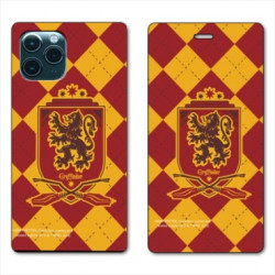 RV Housse cuir portefeuille pour Samsung Galaxy S20 WB License harry potter ecole Griffindor