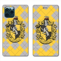 RV Housse cuir portefeuille pour Samsung Galaxy S20 WB License harry potter ecole Hufflepuff
