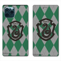 RV Housse cuir portefeuille pour Samsung Galaxy S20 WB License harry potter ecole Slytherin