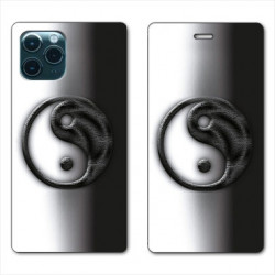 RV Housse cuir portefeuille pour Samsung Galaxy S20 Yin Yang 3d