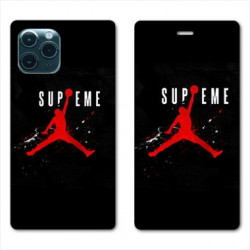RV Housse cuir portefeuille pour Samsung Galaxy S20 Jordan Supreme Noir