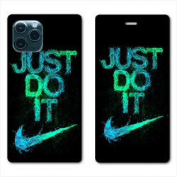 RV Housse cuir portefeuille pour Samsung Galaxy S20 Nike Just do it