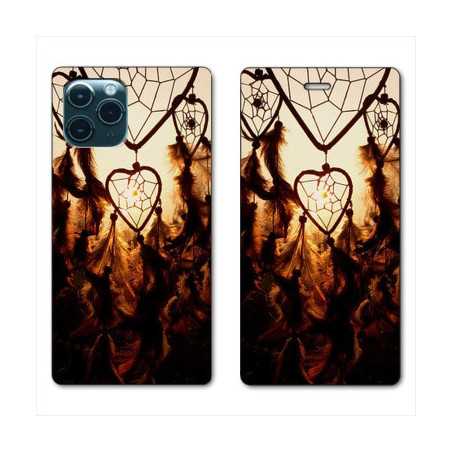 RV Housse cuir portefeuille pour Samsung Galaxy S20 Ultra attrape reve Noir