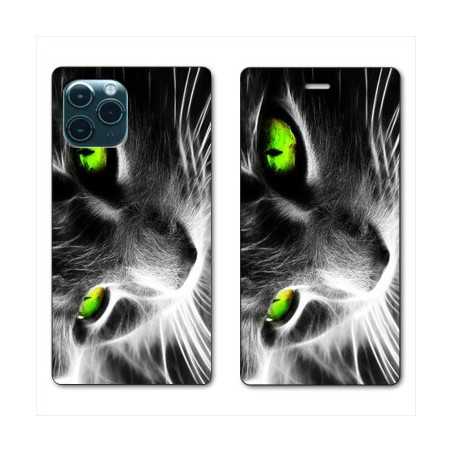 RV Housse cuir portefeuille pour Samsung Galaxy S20 Ultra Chat Vert