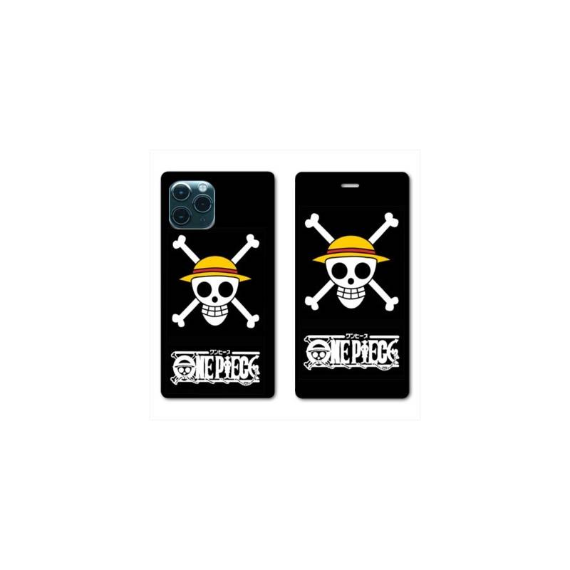 RV Housse cuir portefeuille pour Samsung Galaxy S20 Ultra Manga One Piece tete de mort