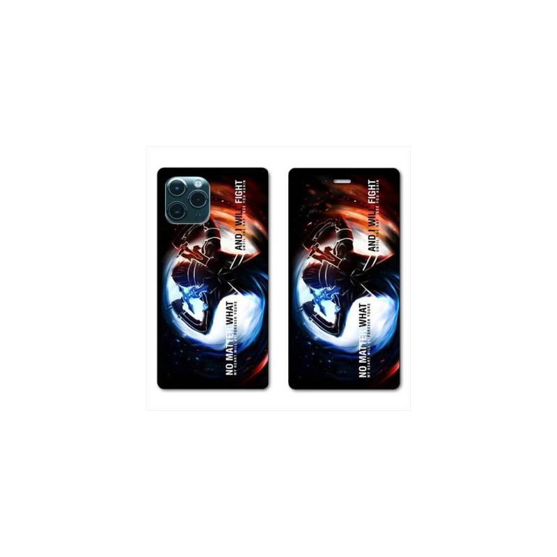 RV Housse cuir portefeuille pour Samsung Galaxy S20 Ultra Manga SAO sword Art Online Fight