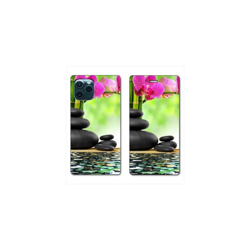 RV Housse cuir portefeuille pour Samsung Galaxy S20 Ultra orchidee eau