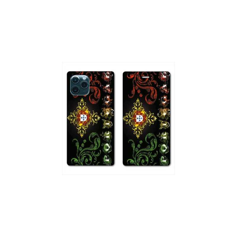 RV Housse cuir portefeuille pour Samsung Galaxy S20 Ultra Portugal Arabesque