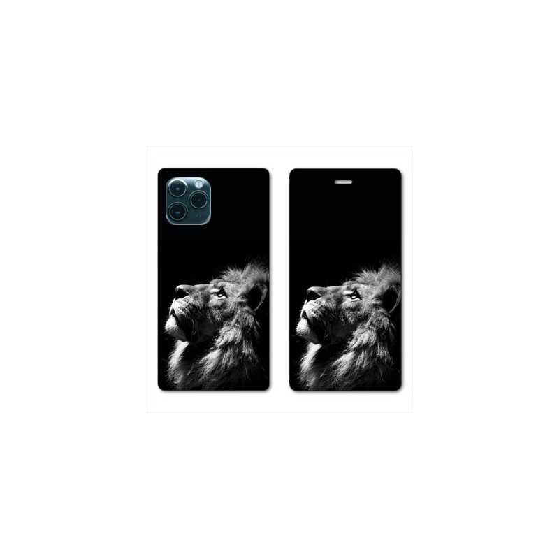 RV Housse cuir portefeuille pour Samsung Galaxy S20 Ultra roi lion