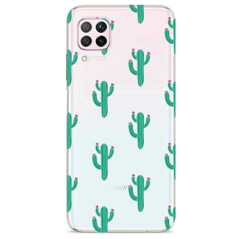 Coque transparente pour Huawei P40 Lite Cactus