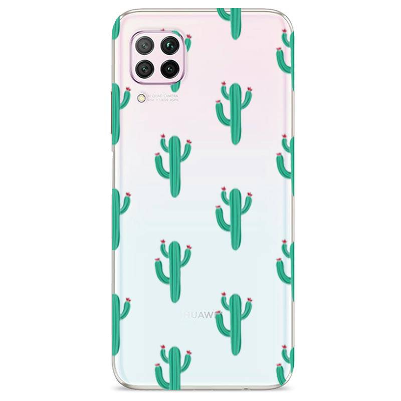 Coque transparente pour Huawei P40 Lite Cactus