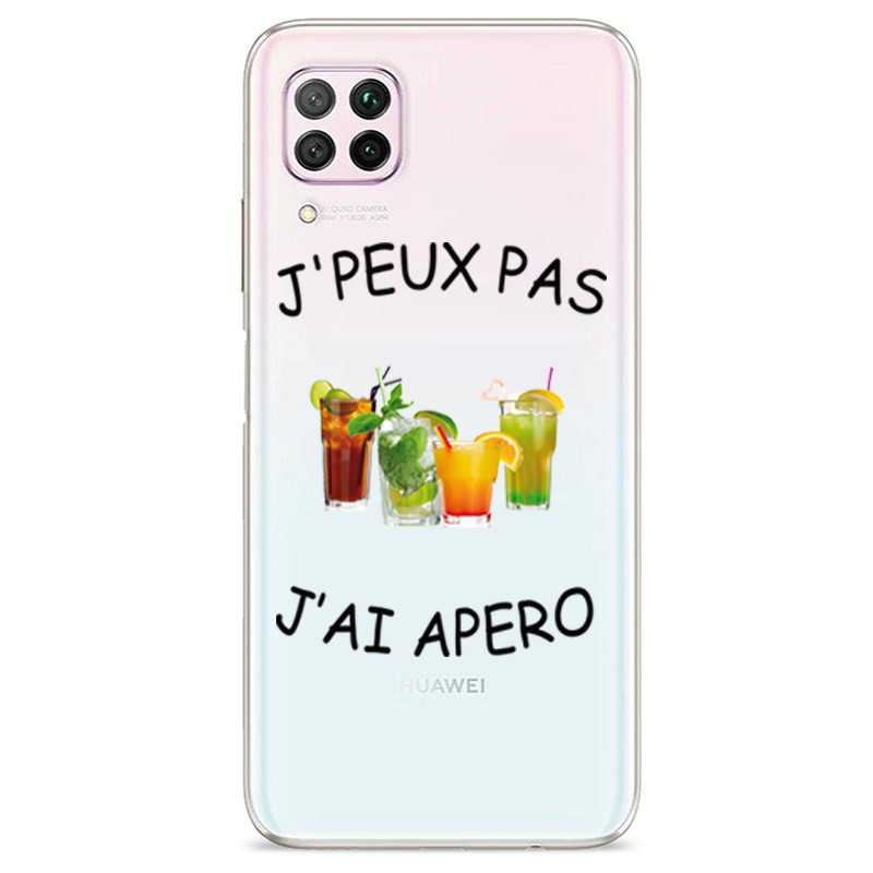 Coque transparente pour Huawei P40 Lite jpeux pas jai apero