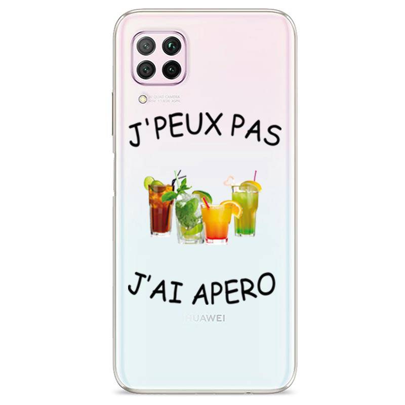 Coque transparente pour Huawei P40 Lite jpeux pas jai apero