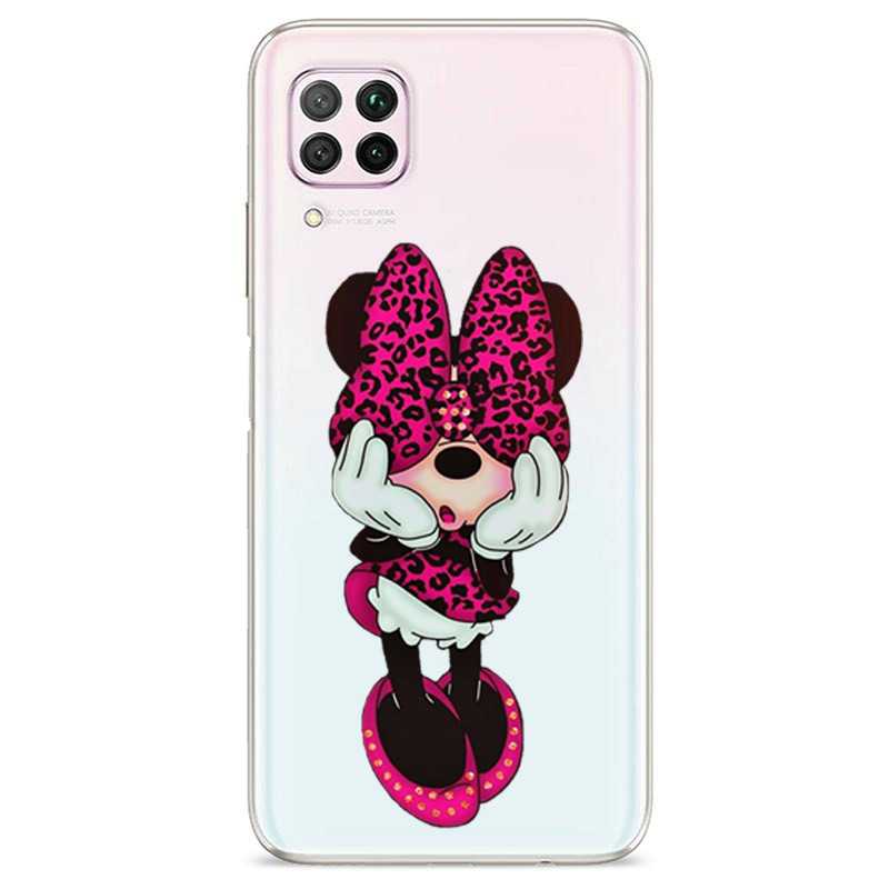 Coque transparente pour Huawei P40 Lite noeud papillon