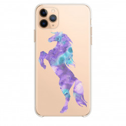 Coque transparente pour Samsung Galaxy S20 Ultra Cheval Encre