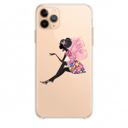 Coque transparente pour Samsung Galaxy S20 Ultra magique fee fleurie