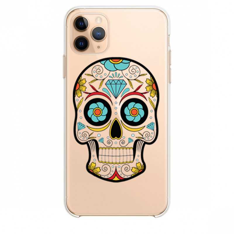 Coque transparente pour Samsung Galaxy S20 Ultra tete mort