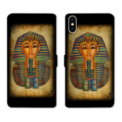 RV Housse cuir portefeuille pour Samsung Galaxy A01 Egypte Pharaon