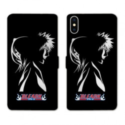 RV Housse cuir portefeuille pour Samsung Galaxy A01 Manga Bleach duo