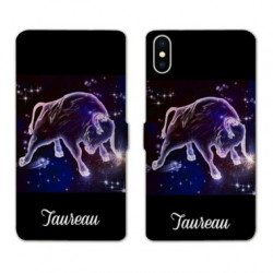 RV Housse cuir portefeuille pour Samsung Galaxy A01 signe zodiaque 2 Taureau