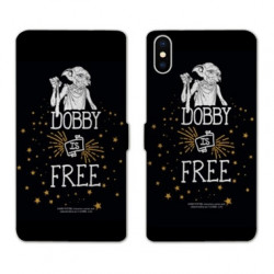 RV Housse cuir portefeuille pour Samsung Galaxy A01 WB License harry potter dobby Free N