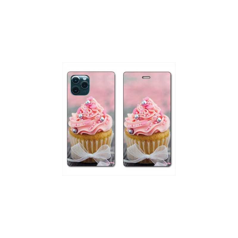 RV Housse cuir portefeuille pour Huawei P40 Cupcake