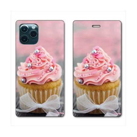 RV Housse cuir portefeuille pour Huawei P40 Cupcake