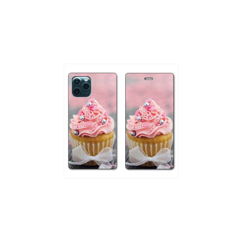 RV Housse cuir portefeuille pour Huawei P40 Cupcake