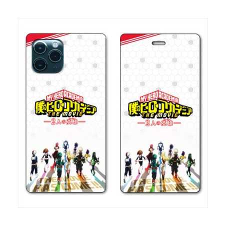 RV Housse cuir portefeuille pour Huawei P40 Manga My hero academia blanc