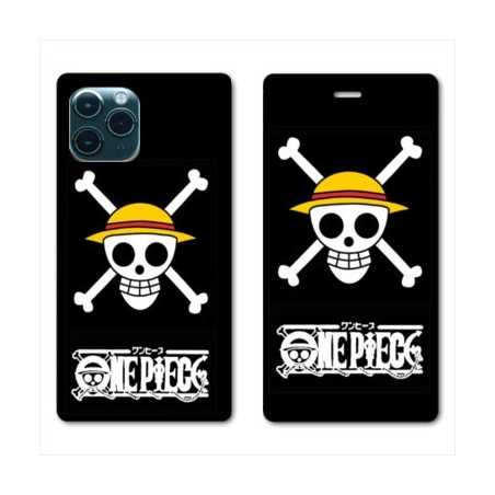 RV Housse cuir portefeuille pour Huawei P40 Manga One Piece tete de mort