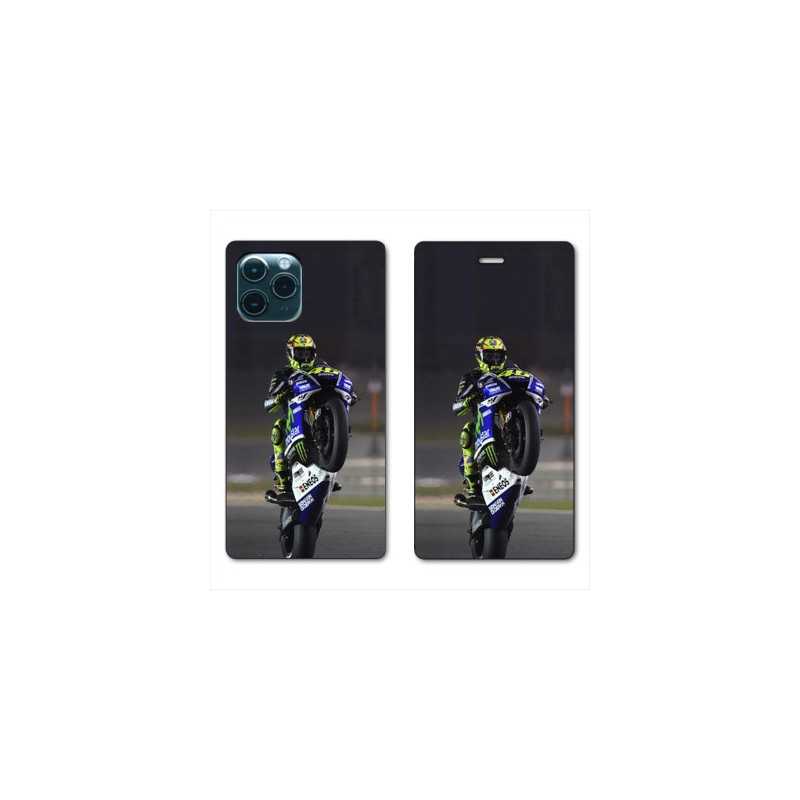 RV Housse cuir portefeuille pour Huawei P40 Moto Wheeling