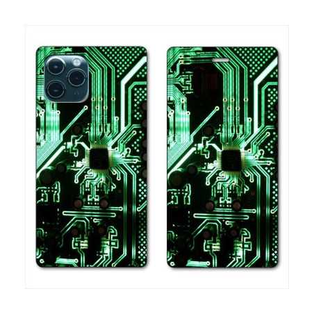 RV Housse cuir portefeuille pour Huawei P40 Trompe œil composant