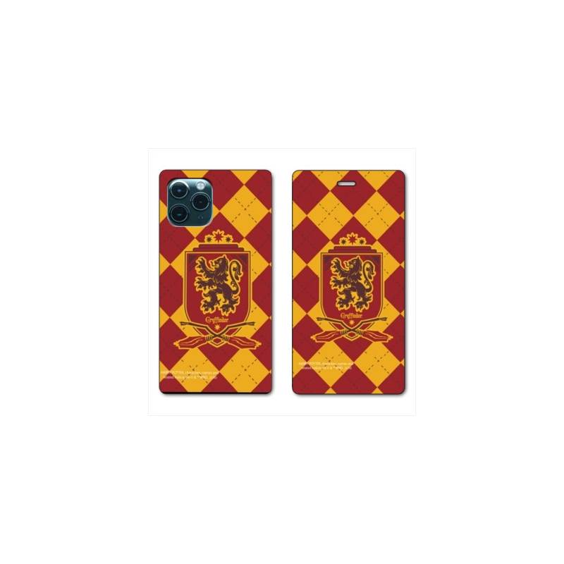 RV Housse cuir portefeuille pour Huawei P40 WB License harry potter ecole Griffindor