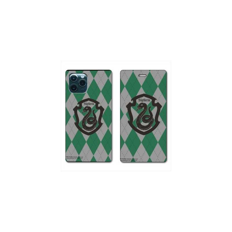 RV Housse cuir portefeuille pour Huawei P40 WB License harry potter ecole Slytherin