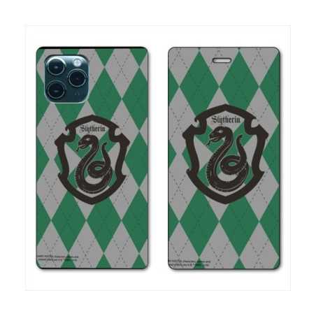 RV Housse cuir portefeuille pour Huawei P40 WB License harry potter ecole Slytherin