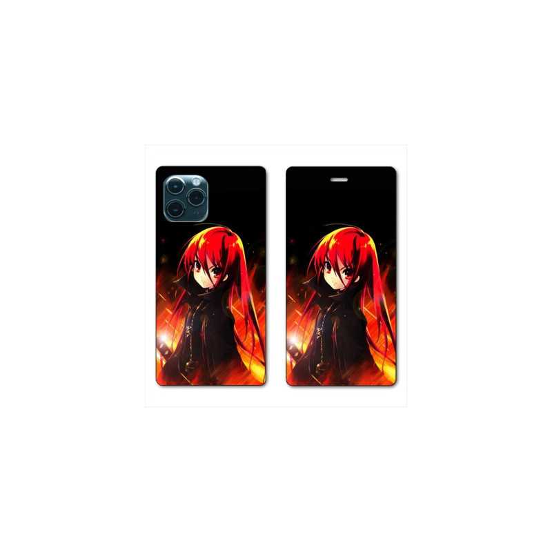 RV Housse cuir portefeuille pour Huawei P40 Pro Manga Shana