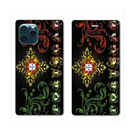 RV Housse cuir portefeuille pour Huawei P40 Pro Portugal Arabesque