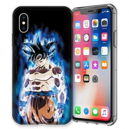 Coque pour iphone X / XS Manga Dragon Ball Sangoku Noir