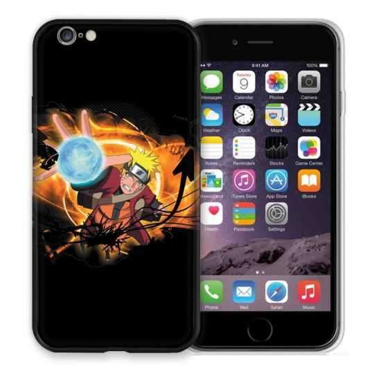 Coque pour iphone 6 / 6s Manga Naruto noir