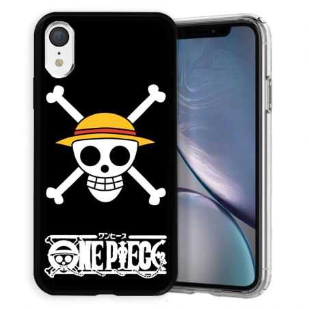 Coque pour iphone XR Manga One Piece tete de mort