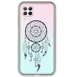 Coque transparente pour Huawei P40 Lite feminine attrape reve cle