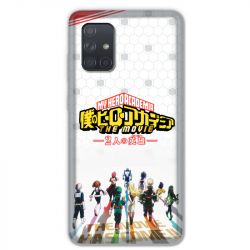 Coque pour Samsung Galaxy A71 Manga My hero academia blanc