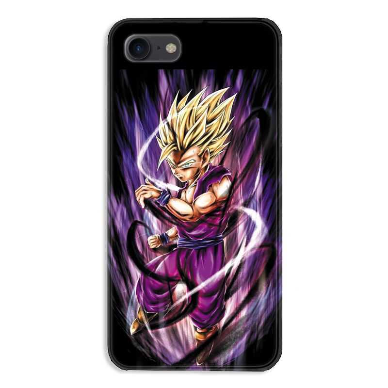 Coque pour iphone 7  / 8 / SE (2020) Manga Dragon Ball Sangohan violet